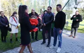 UROCZYSTOŚĆ OBCHOD&Oacute;W XV ROCZNICY NADANIA IM.PROF. KAROLA OLSZEWSKIEGO W BRONISZOWIE ORAZ ODDANIE DO UŻYTKU BOISKA SPORTOWEGO 2