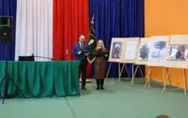 UROCZYSTOŚĆ OBCHOD&Oacute;W XV ROCZNICY NADANIA IM.PROF. KAROLA OLSZEWSKIEGO W BRONISZOWIE ORAZ ODDANIE DO UŻYTKU BOISKA SPORTOWEGO 9