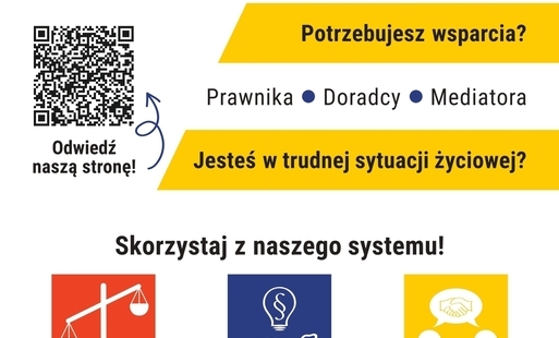 Zdjęcie do Nieodpłatna pomoc prawna, poradnictwo obywatelskie, mediacja oraz edukacja prawna w 2026 r.