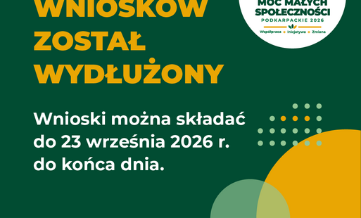 Zdjęcie do Konkurs mikrodotacji &bdquo;Moc Małych Społeczności &ndash; Podkarpackie&rdquo;